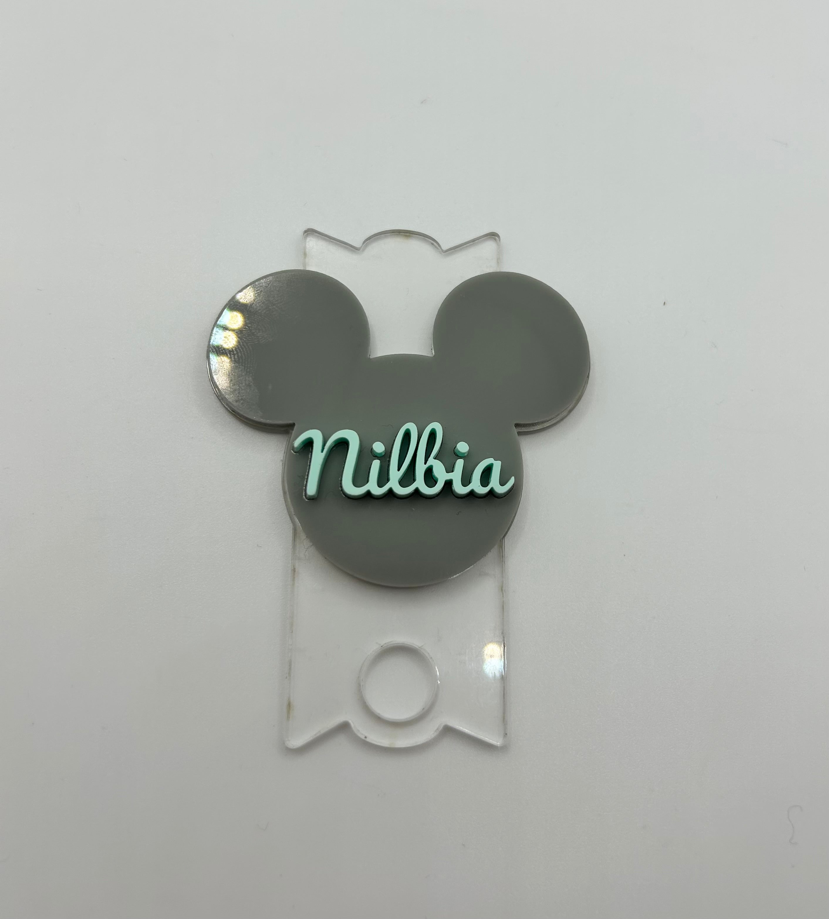 Mickey Minnie Acrylic Cup topper