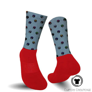 Among us Gamer socks- custom printed