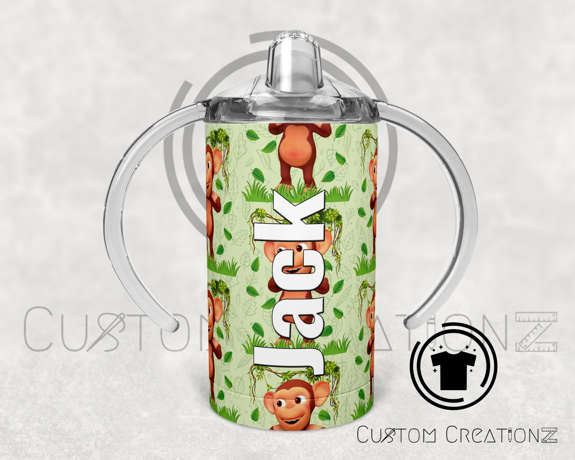 Custom/Personalized 12oz Kids Sippy Cup Stainless Steel Spill-proof -  Urijah's Treasures