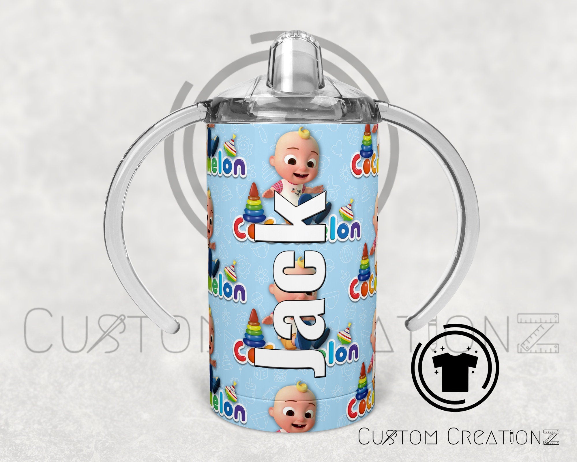 Kids Sippy Cup Tumbler | Custom Tumbler | Personalized Training Cup 