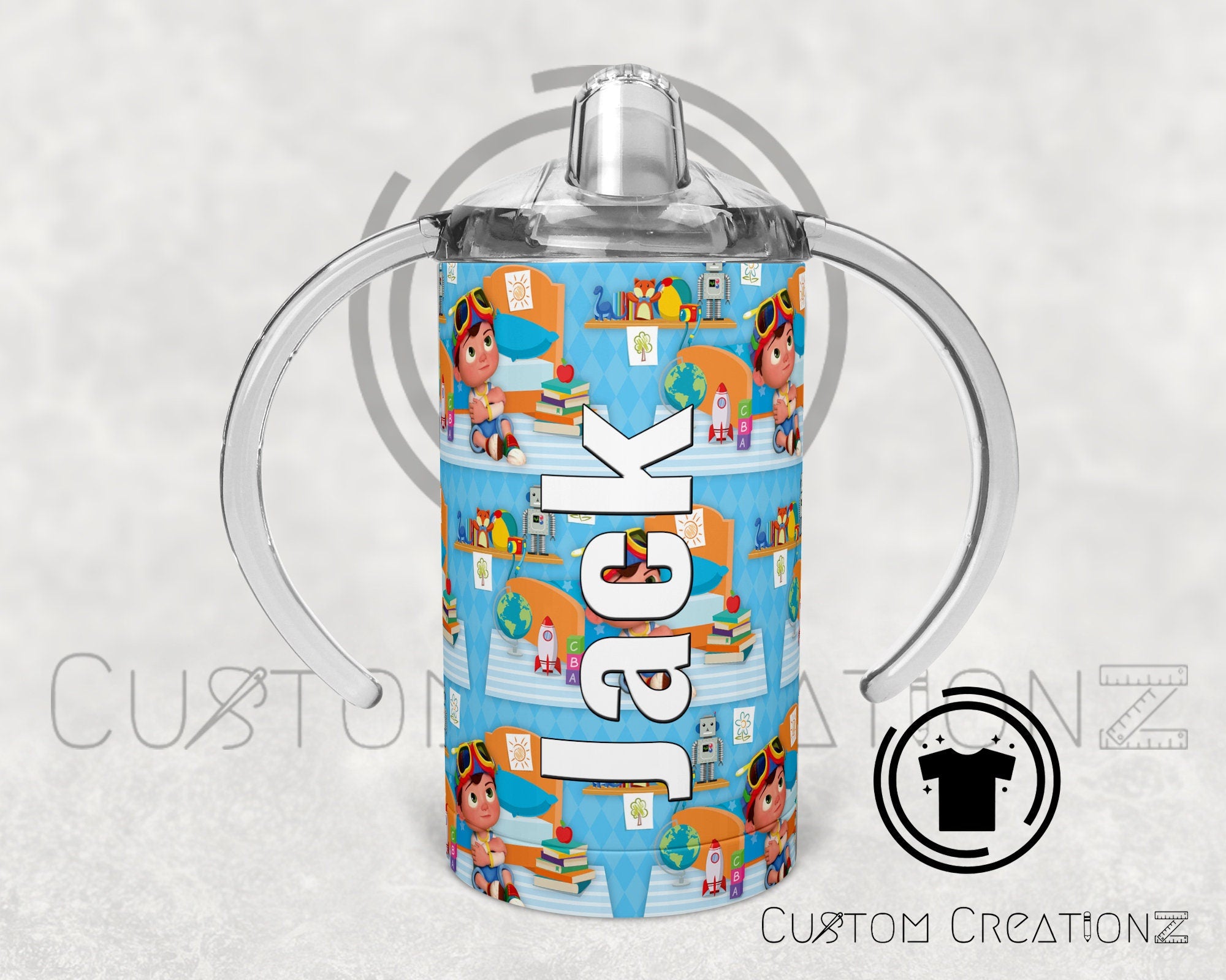 Custom Home State 12 oz Stainless Steel Sippy Cup (Personalized